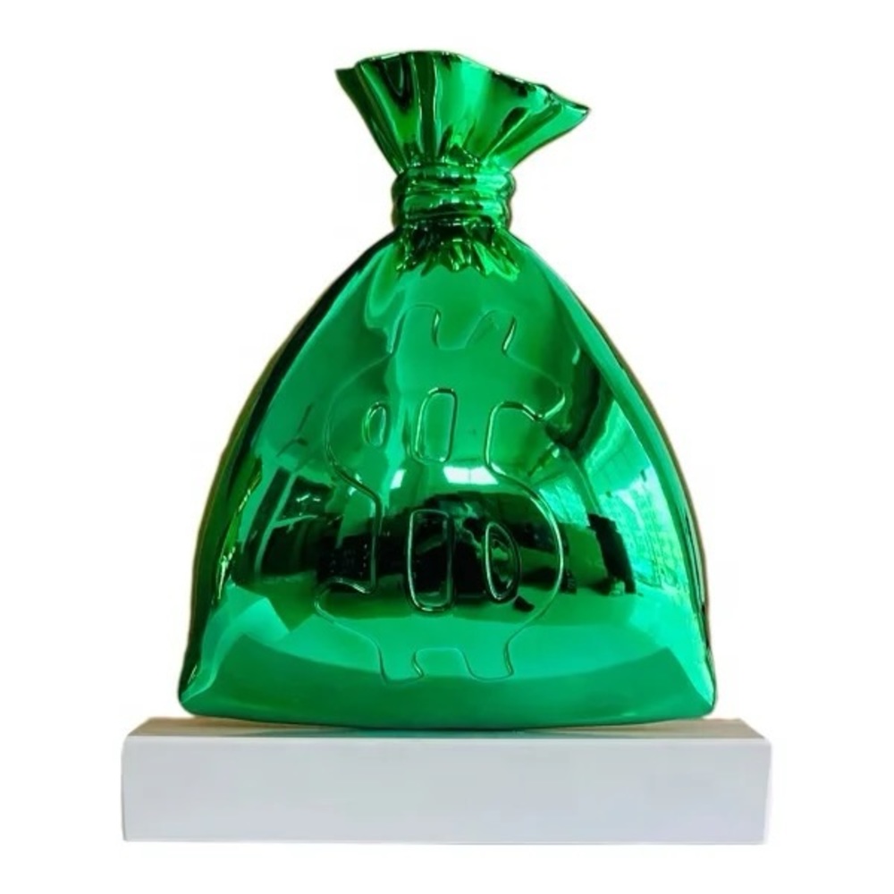 Money Bag Art Sculpture